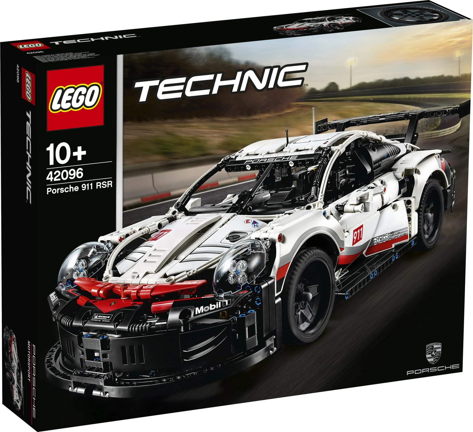 Set ndërtimi LEGO Technic Porsche 911 RSR, 779 pjesë, Multikolor