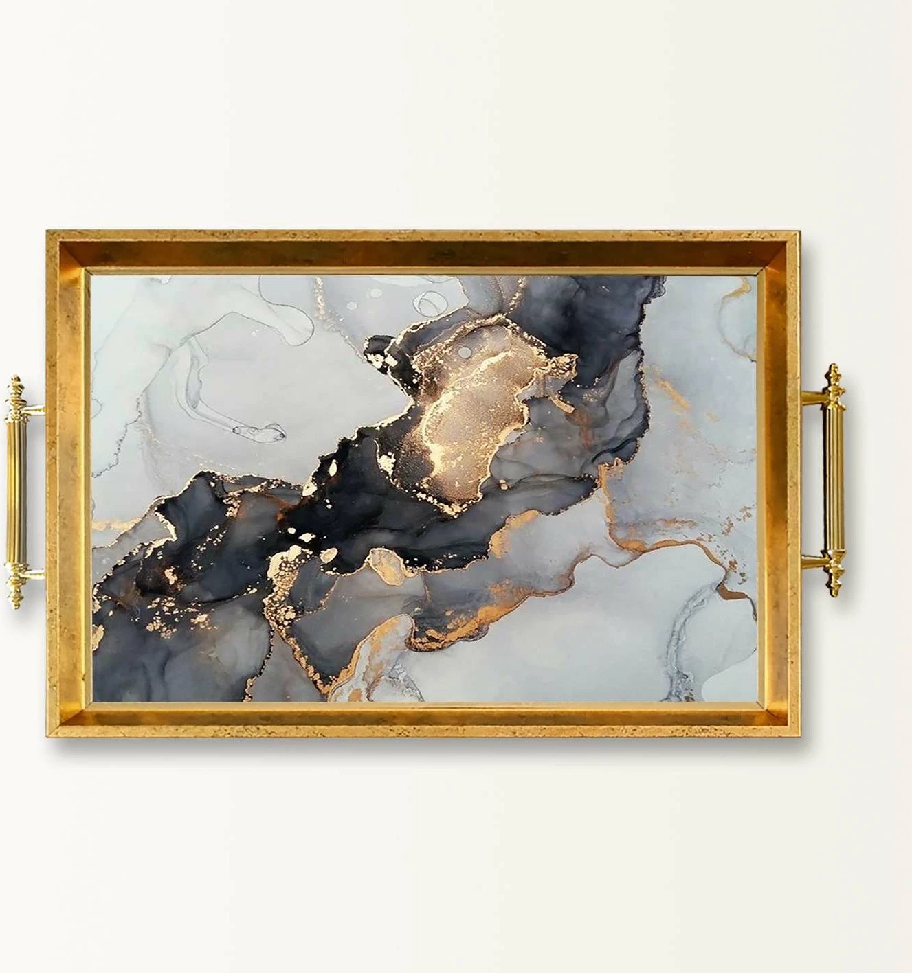 Tabaka dekorative prej qelqi, dizajn Aberto, TPEA10026 Tabaka dekorative prej qelqi, dizajn Aberto, TPEA10026