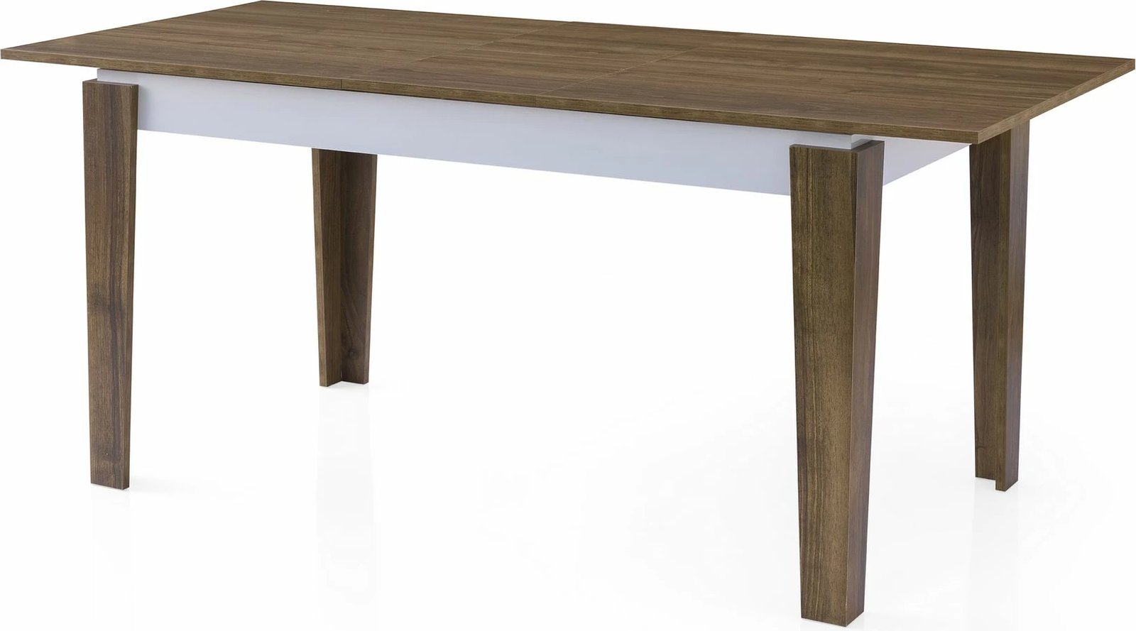 Tavolinë ngrënie me zgjatje, ngjyrë arre dhe e bardhë, Skye Decor Cunda - 2981