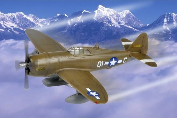 Model plastik avion Hobby Boss Thunderbolt Razorback P-47D, 1:72, Kafe