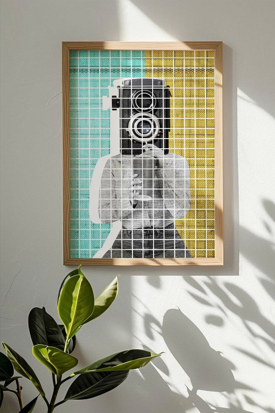 Pikturë dekorative me kornizë, Wallity Popkare2, shumëngjyrëshe, 33x48cm