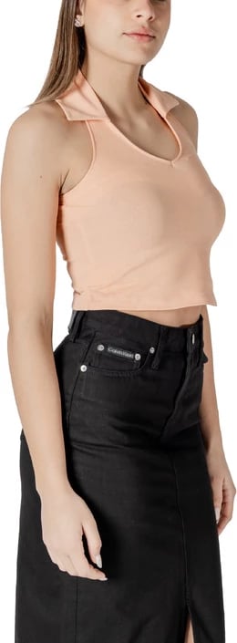 Top për femra Calvin Klein Jeans, portokalli