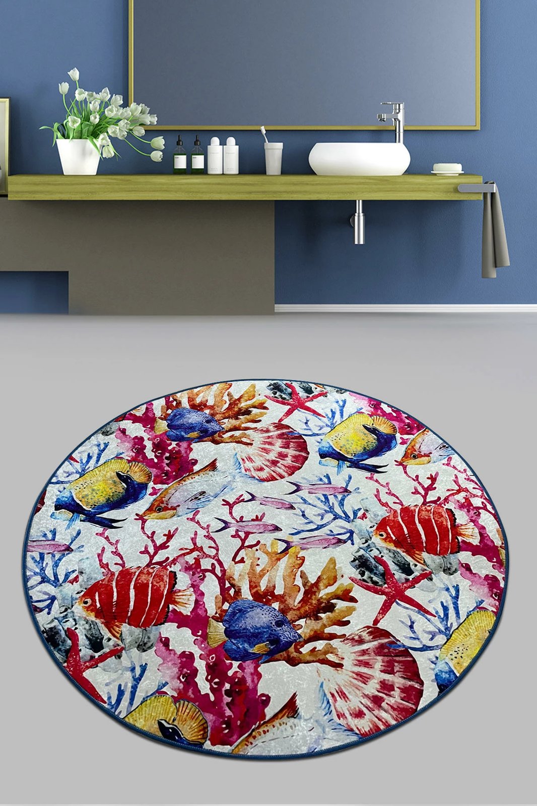 Tapet banje Mijölnir, shumëngjyrësh, 160 cm Tapet banje Mijölnir, shumëngjyrësh, 160 cm