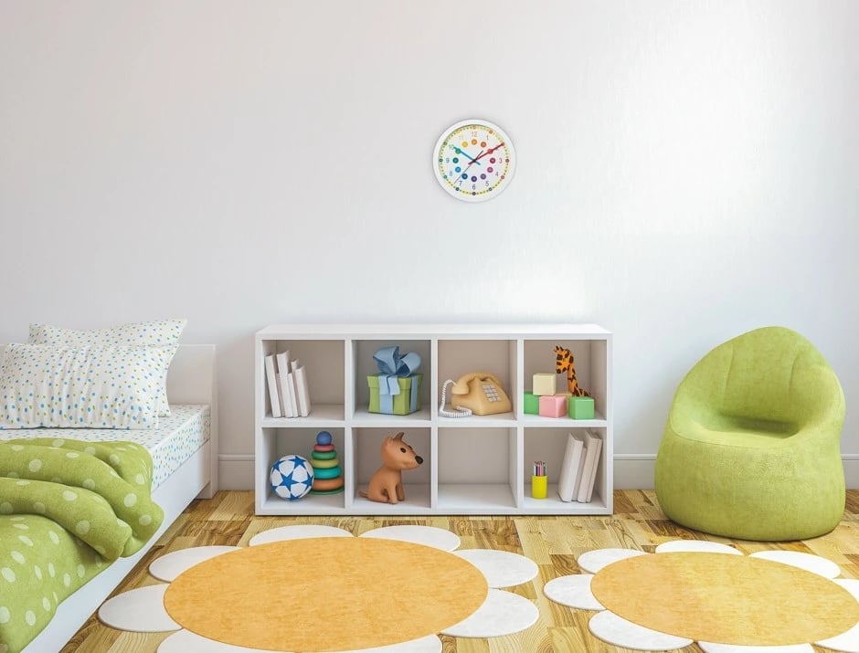 Orë muri Hama 186395, analoge, shumëngjyrëshe, 30 cm