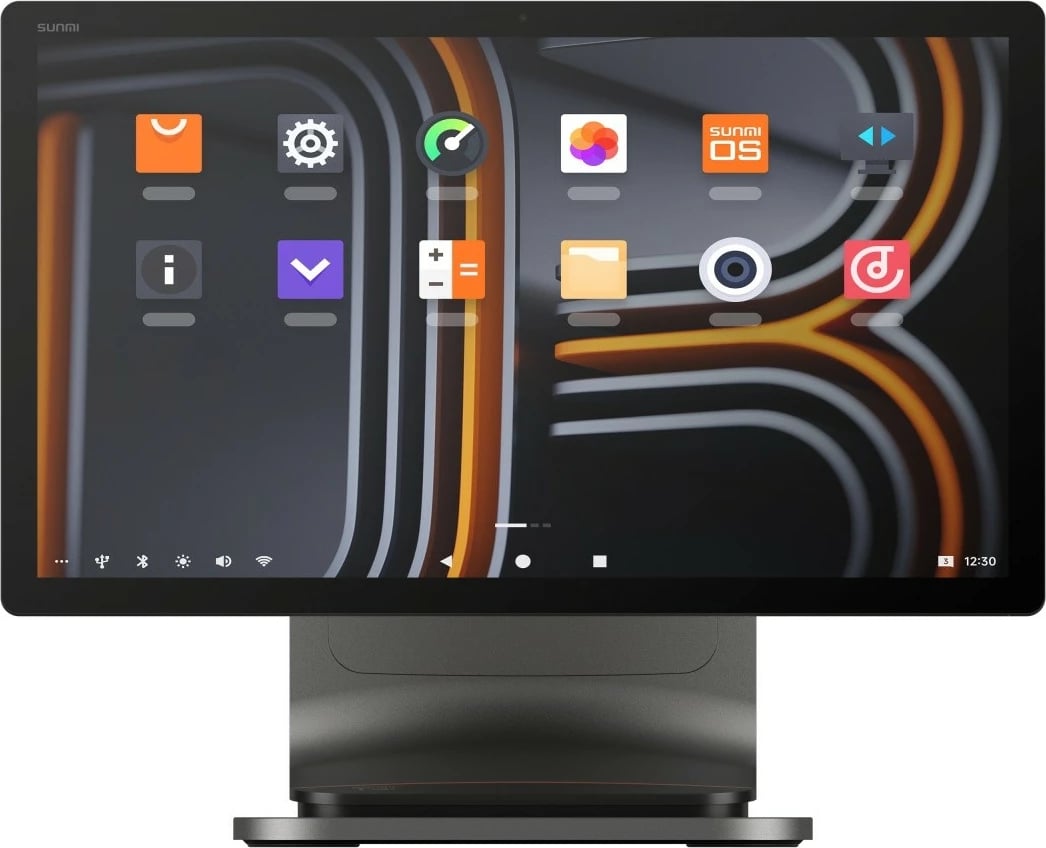 Monitor me prekje Sunmi, 15.6 inç, për T3/T3 80mm, i zi