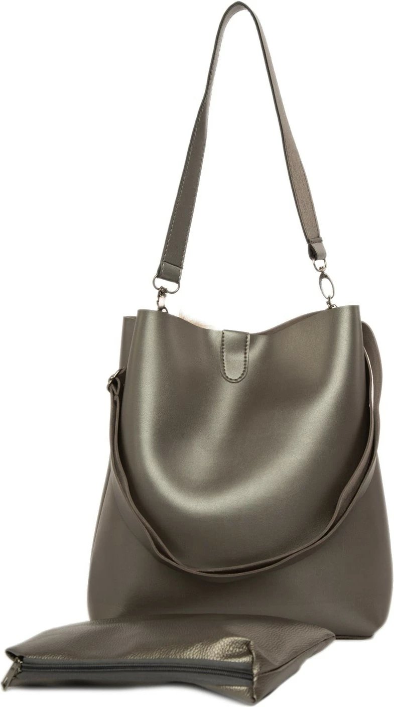Çantë supi Zoozie Bags, 2770 - 38264, ngjyrë argjendi