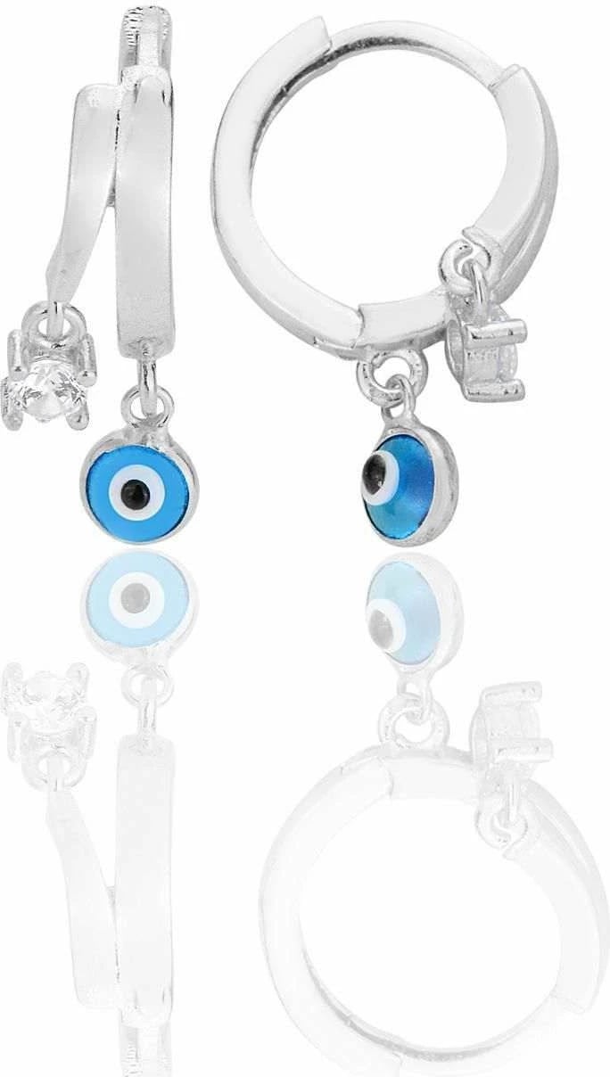 Vathë argjendi Jumeon, me gurë zirkon, ngjyrë argjendi, SGTL12706