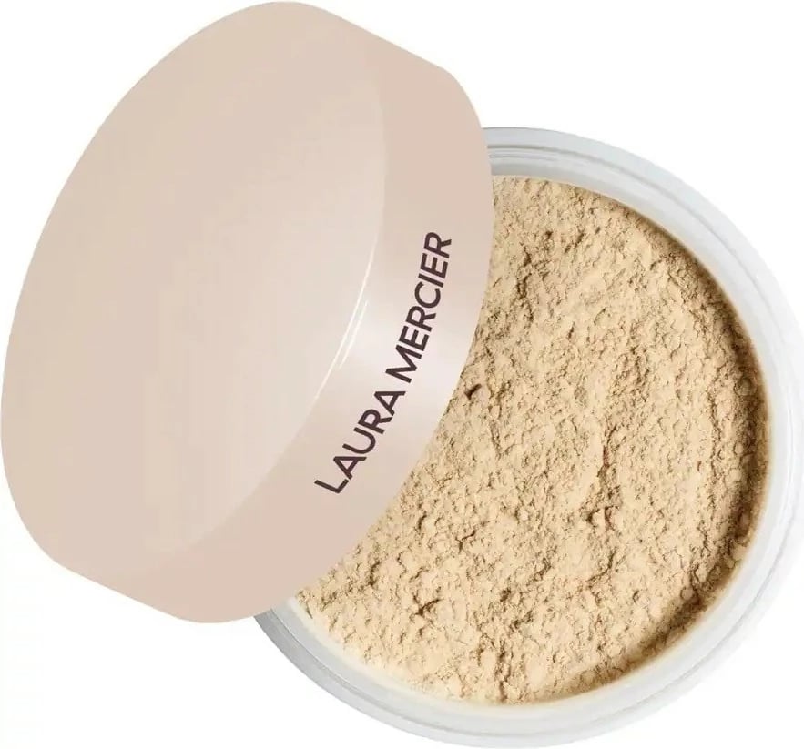 Pluhur fiksues për femra Laura Mercier Translucent Loose Talc-Free Setting Powder Ultra-Blur Translucent, 20g