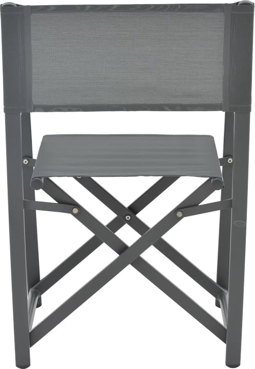 Karrige regjisori Mabu, ngjyrë e errët gri, alumin, 56x48x86cm