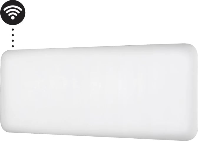 Radiator panel konvektor smart WiFi MILL Invisible PA1300WIFI4 1300W, çelik, i bardhë