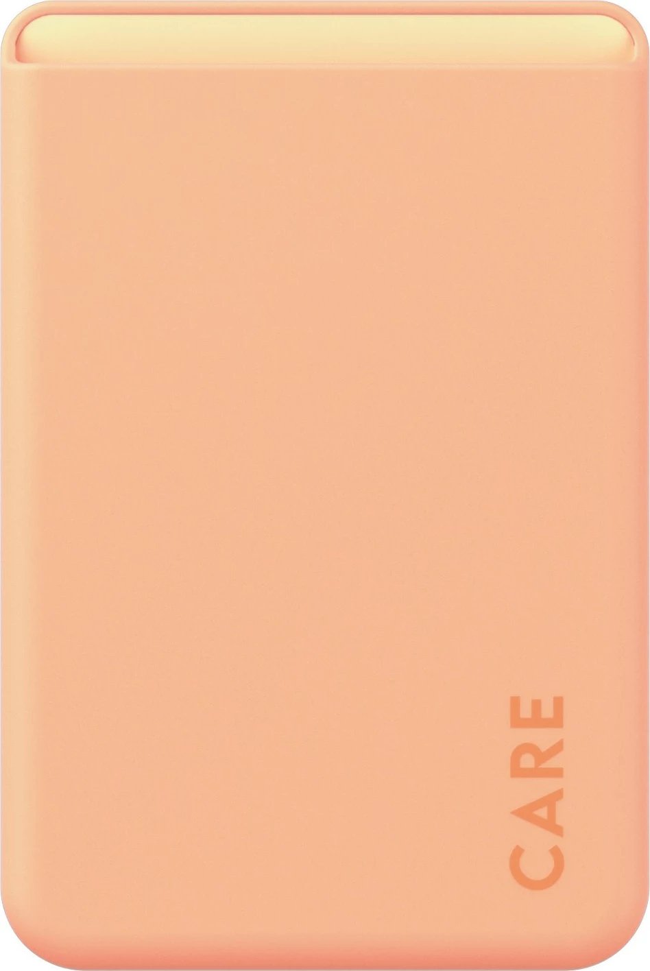 Mbështjellës kartelash PanzerGlass CARE Peachy për iPhone, silikon, transparent