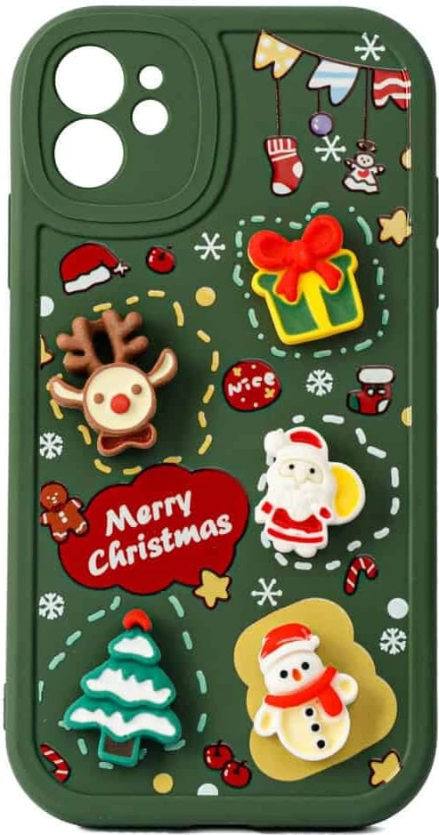 Fotroll për telefon TECH TIME Christmas Edition Green (IP14)