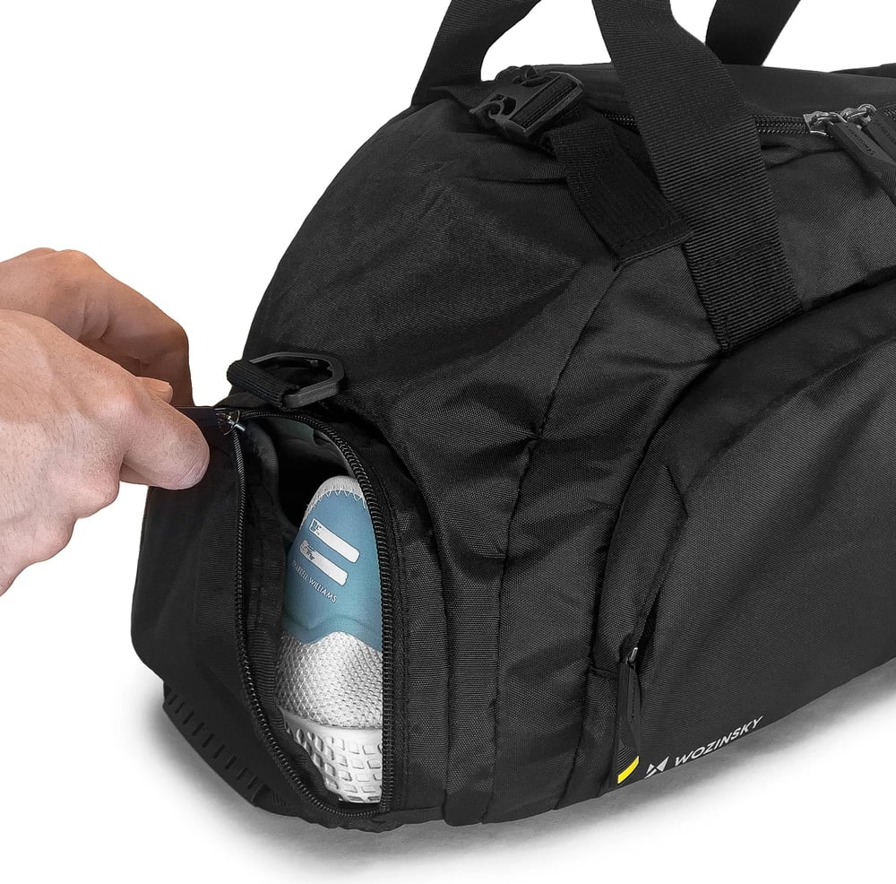 Çantë sportive/udhëtimi Wozinsky WSB-B01, 16L, 40x20x25cm, e zezë Çantë sportive/udhëtimi Wozinsky WSB-B01, 16L, 40x20x25cm, e zezë