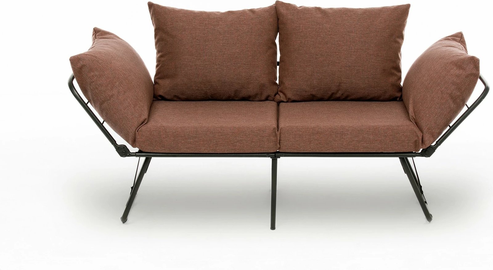 Divan-krevat dy ulëshe, ngjyrë kafe e çelët, Viper 2-Seater