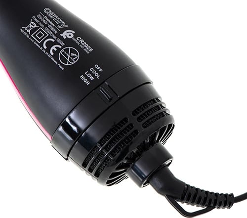 stajler flokësh, Camry Adler CR 2025, 1200W (max 1800W), 2 shpejtësi ajri, 3 nivele temperature, cilindër me veshje qeramike, kabllo 1.75m