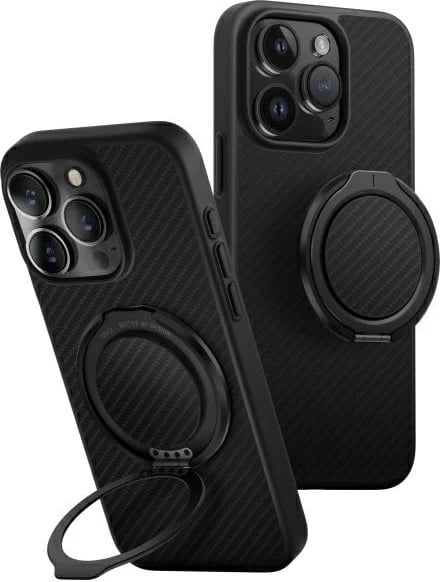 Mbështjellës UNIQ Keva Air për iPhone 16 Pro 6.3", MagClick, i zi
