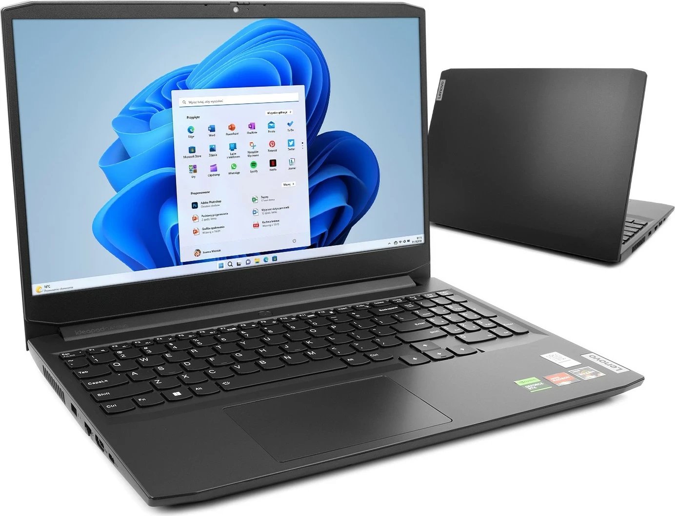 Laptop Lenovo Ideapad 3-15 Gaming, Ryzen 5 5500H, 15.6, 64GB, 512GB PCIe + 960GB SSD, RTX2050, i zi