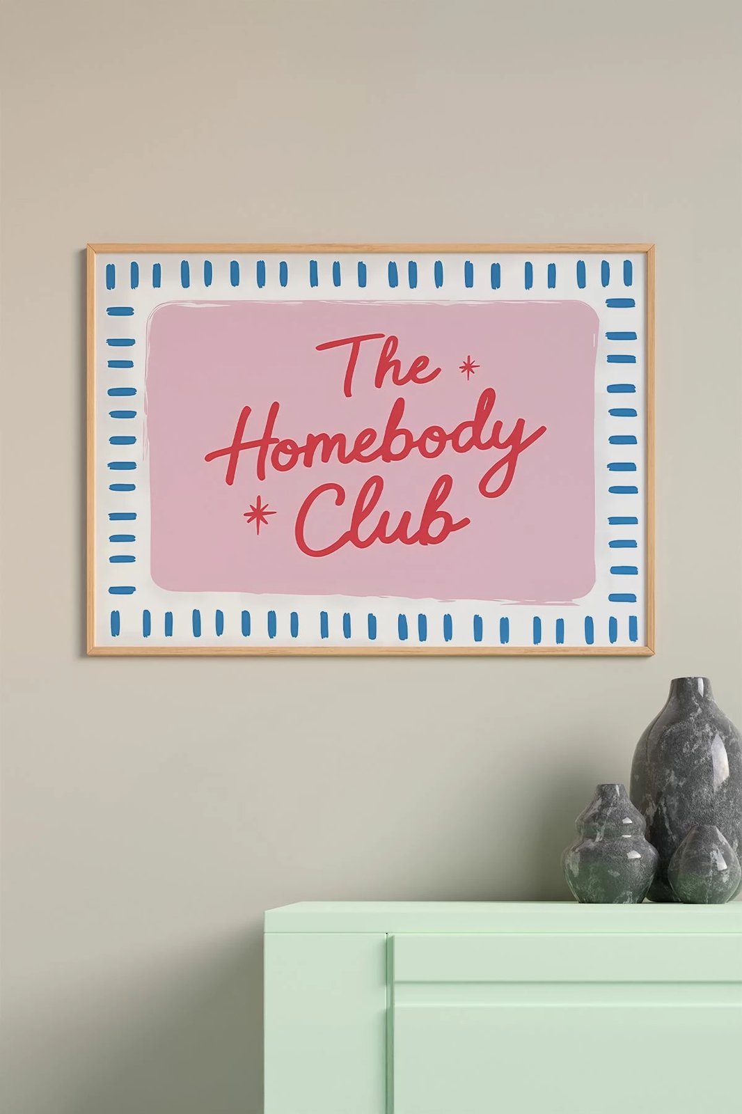 Pikturë dekorative me kornizë, Wallity, Artsmdftek8-3348, shumëngjyrëshe, 33x48cm