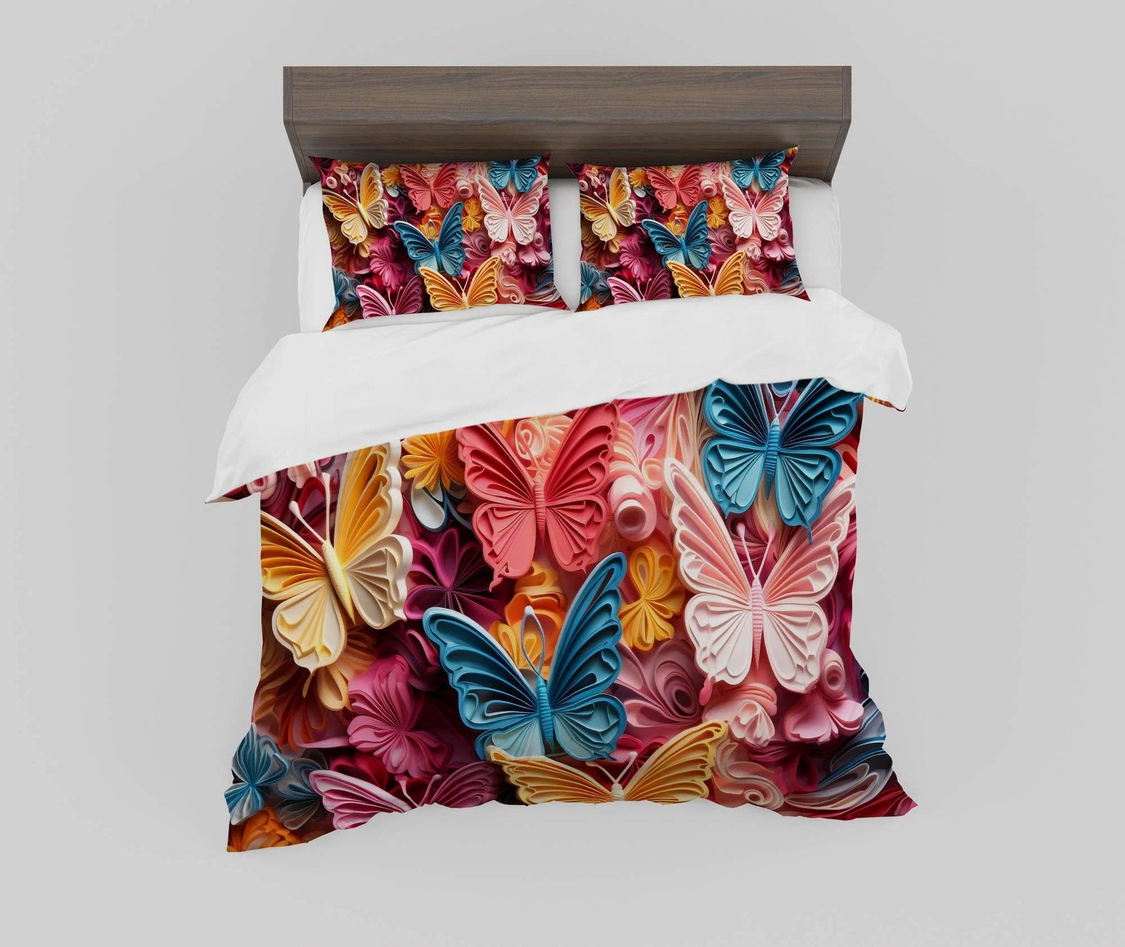 Set mbulesë për jorgan King, L'essentiel, shumëngjyrëshe, FLW_DVT25-35