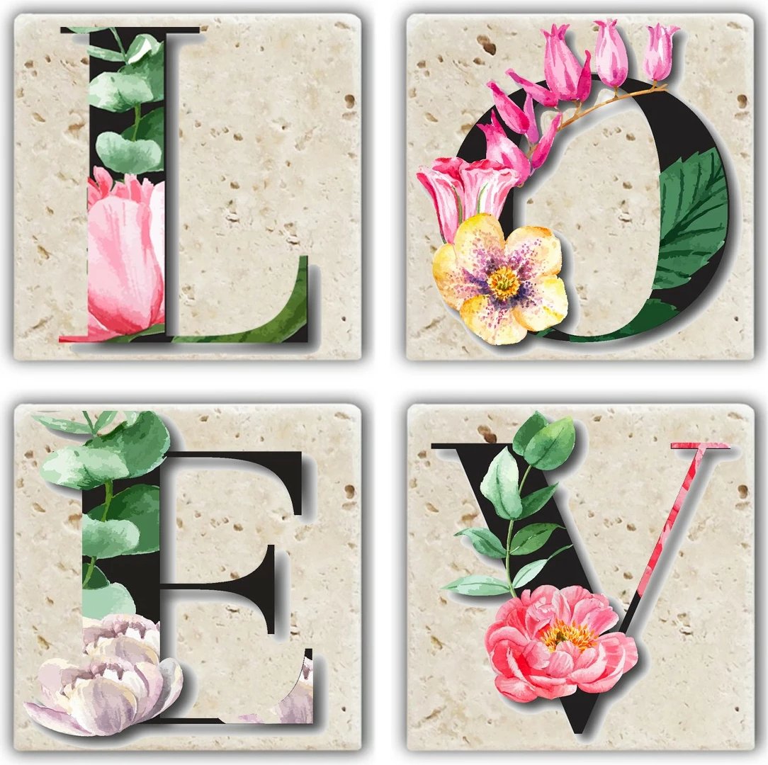 Set nënshkallësh xhami (4 copë), Hermia, TBA2163100