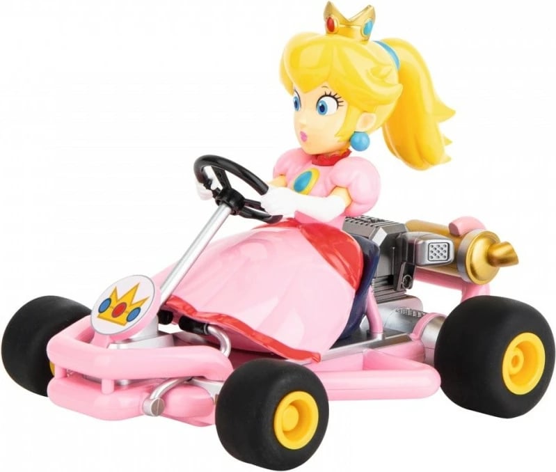 Makine lodër me telekomandë Carrera RC Mario Kart Peach Pipe Kart, 1:18, rozë
