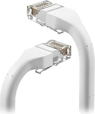 Kabllo rrjeti UBIQUITI U-Cable-Patch-RJ45, CAT 6, 0.22m, e bardhë