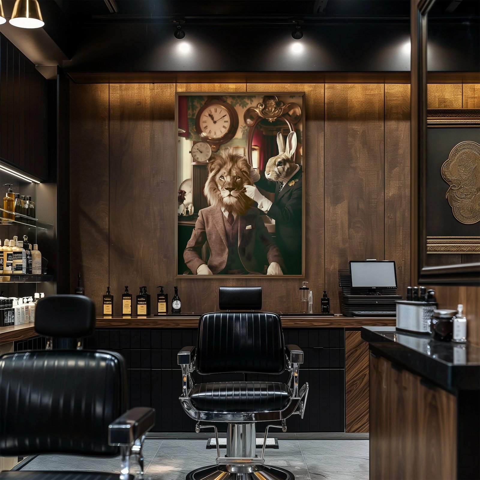 Pikturë dekorative me kornizë MDF, shumëngjyrëshe, GE051-L