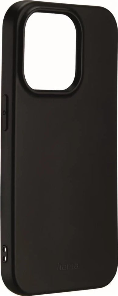 Mbështjellës Hama Fantastic Feel për Celularin iPhone 15 Pro me MagSafe, ngjyrë e zezë