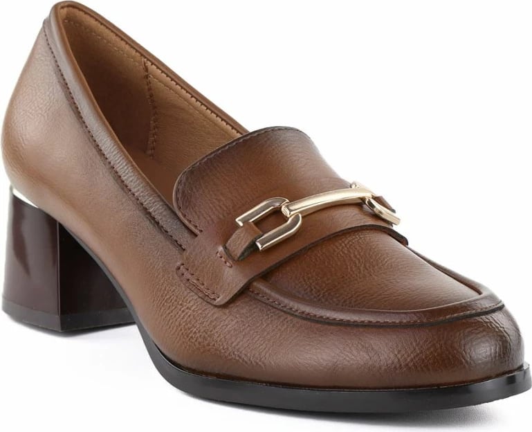 Këpucë me takë për femra Potocki SZ12784, kafe