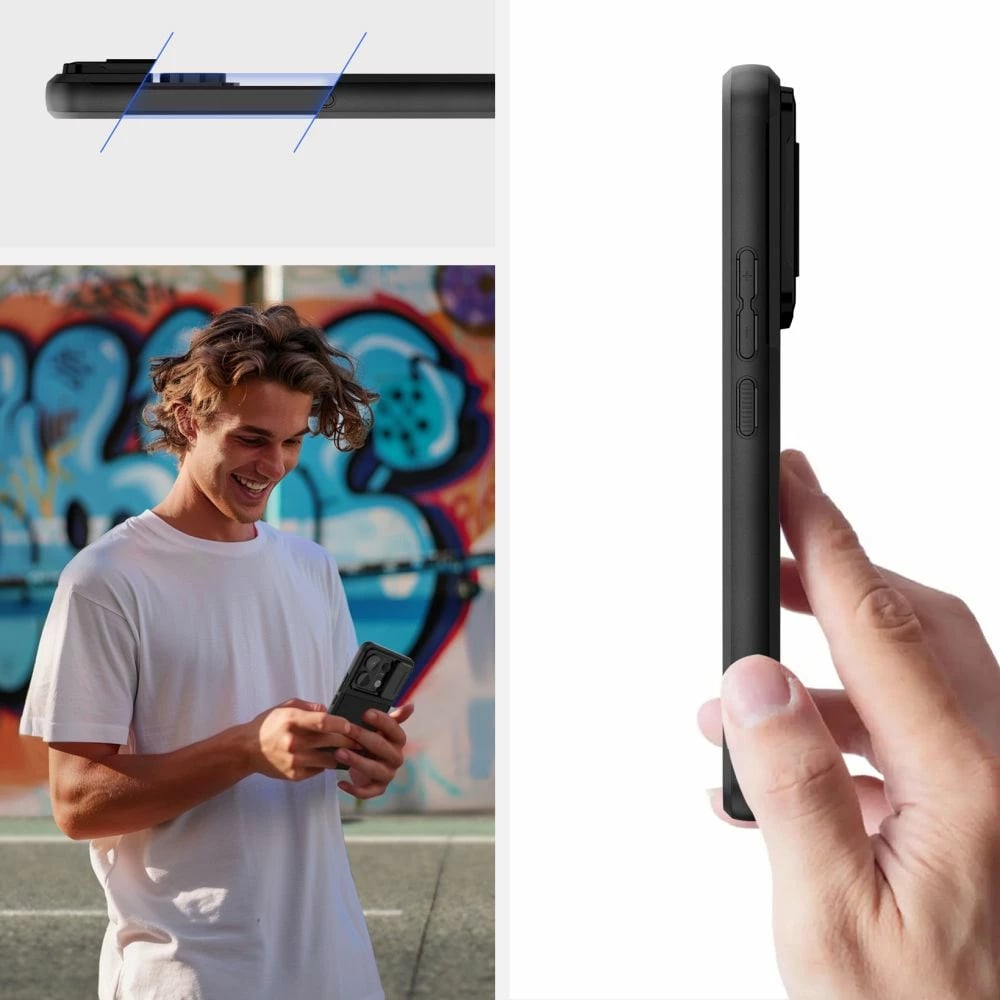 Mbështjellës Tech-Protect Velar Cam+ për Xiaomi Redmi Note 13 Pro 5G / Poco X6 5G, i zi