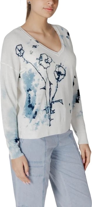 Xhemper për femra Desigual, të bardhë