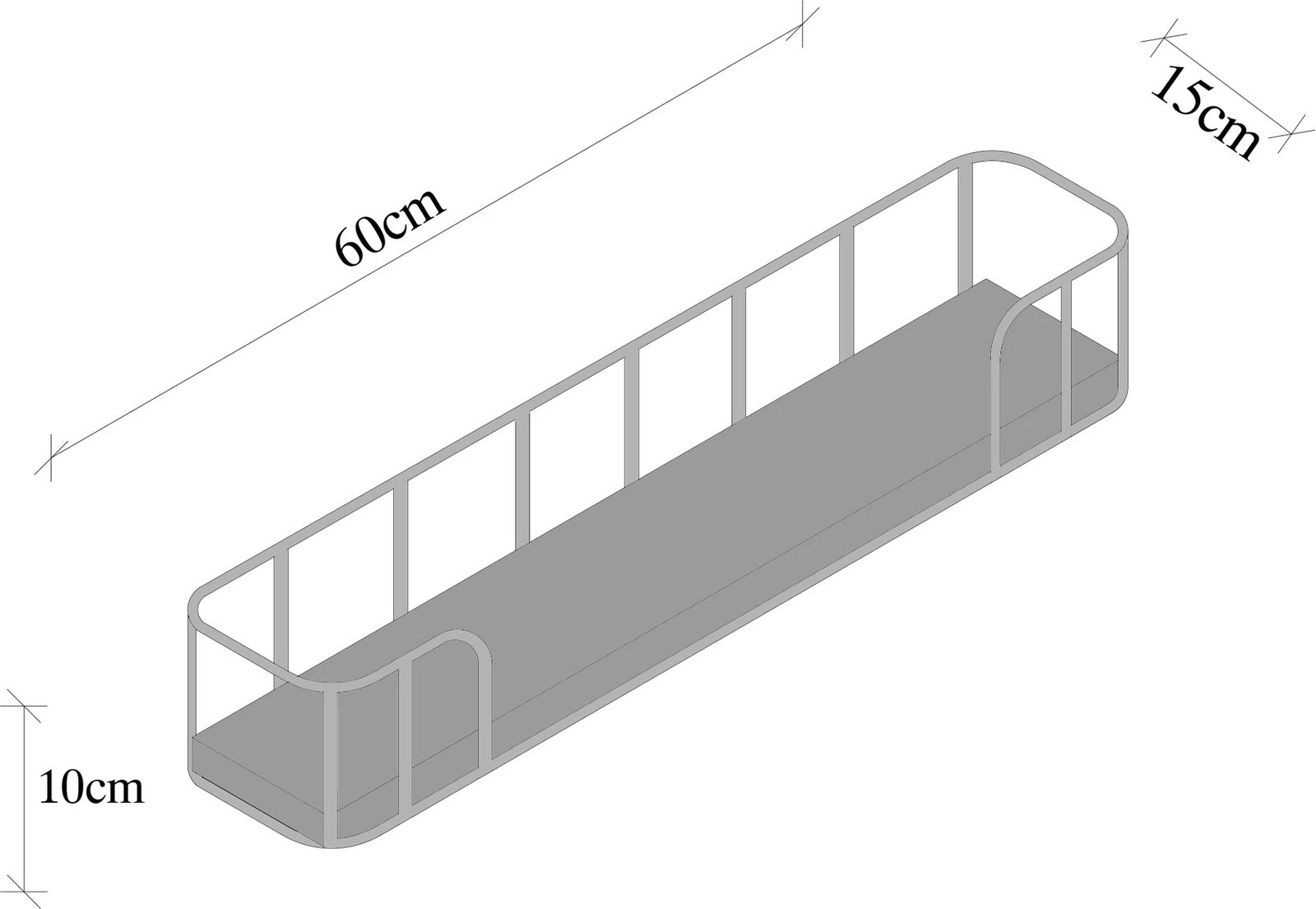 Raft muri industrial Hanah Home, ngjyrë e zezë dhe arre e errët, Syringa Raft muri industrial Hanah Home, ngjyrë e zezë dhe arre e errët, Syringa