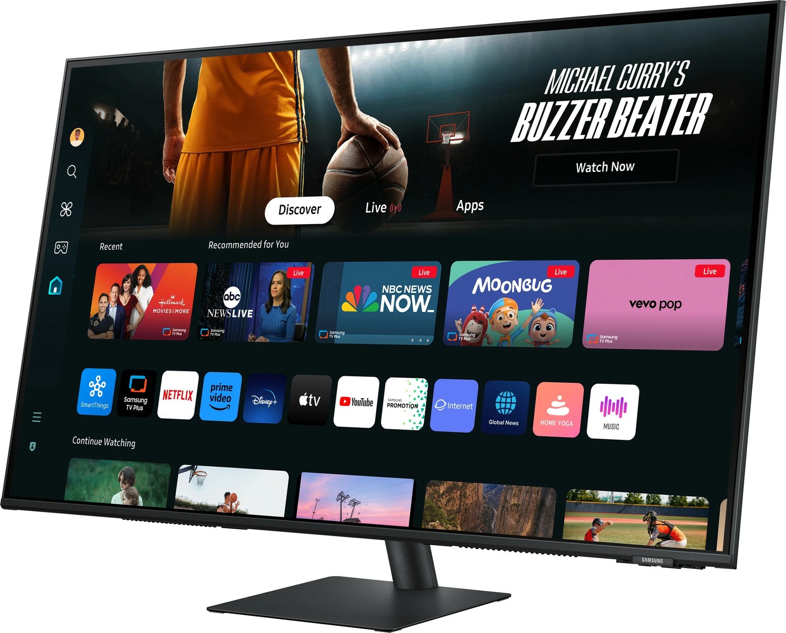 Monitor Samsung M70D, 43", 4K Ultra HD, LCD, i zi