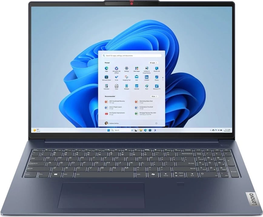 Laptop Lenovo IdeaPad Slim 5, 16", AMD Ryzen 7 8845HS, 16 GB RAM, 1 TB SSD, Abyss Blue