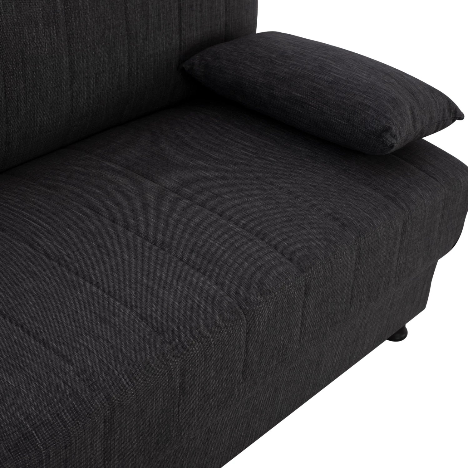 Sofa shtrat tre vendesh, ngjyrë gri, këmbë të shkurtra, pa krahë, FH3239.03