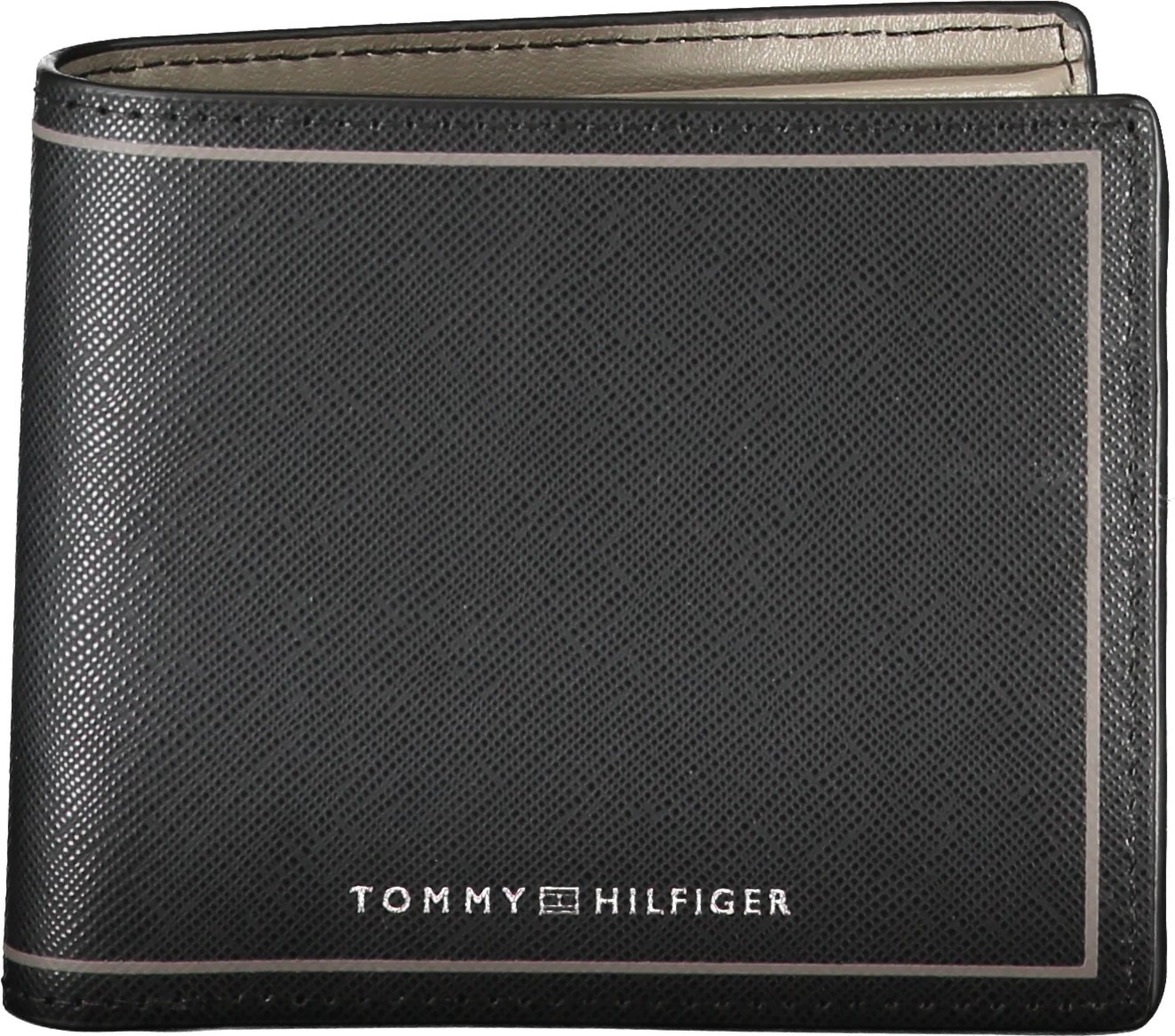 Portofol për meshkuj TOMMY HILFIGER, i zi