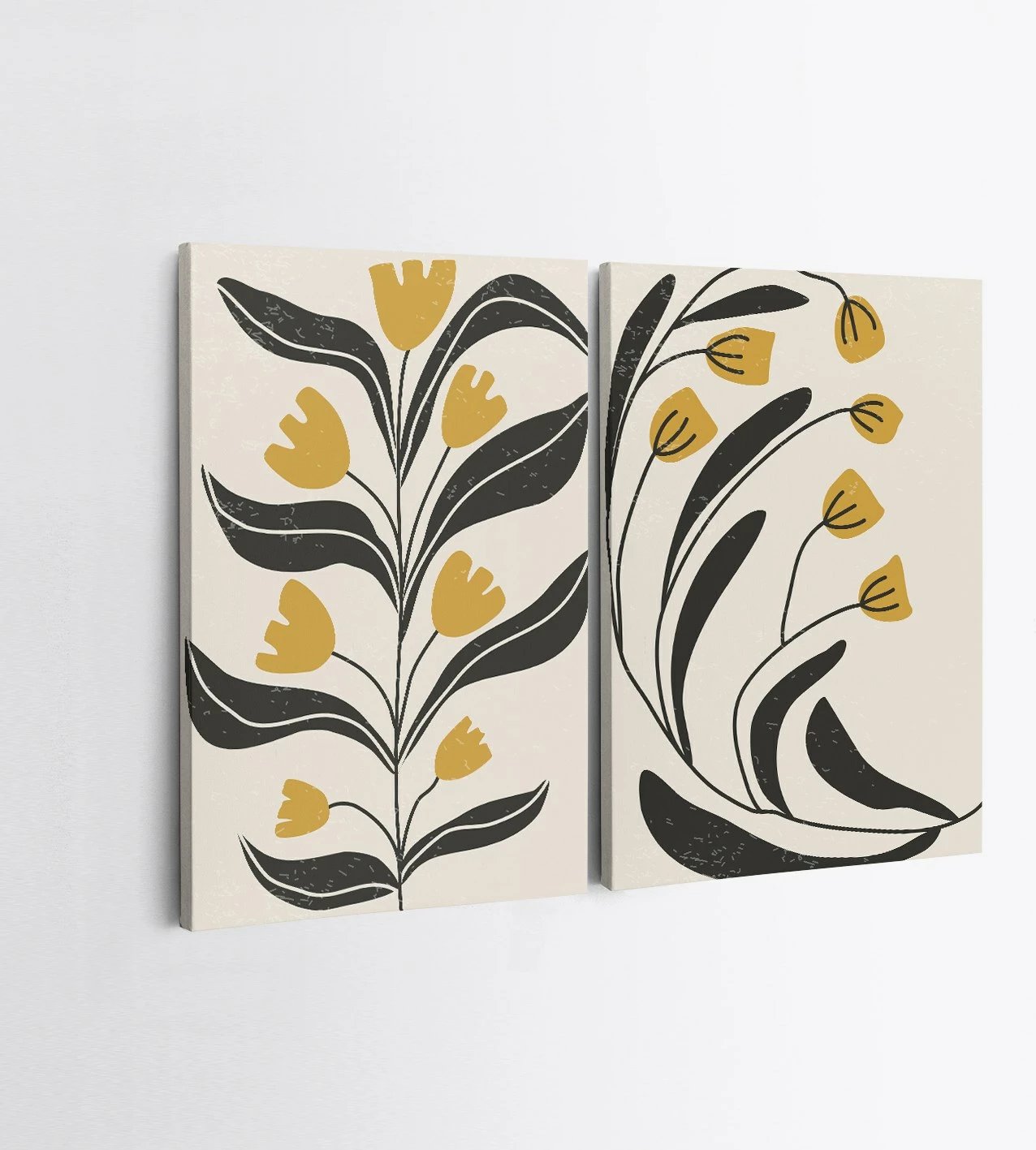 Pikturë dekorative në kanavacë (2 copë), Wallity, 2KNV4321, 50x70