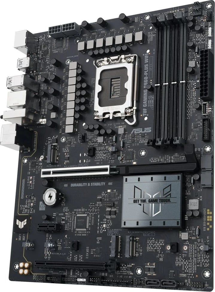 Pllakë amë ASUS TUF GAMING B860-PLUS WIFI, ATX, 256 GB, 7.1 kanale audio