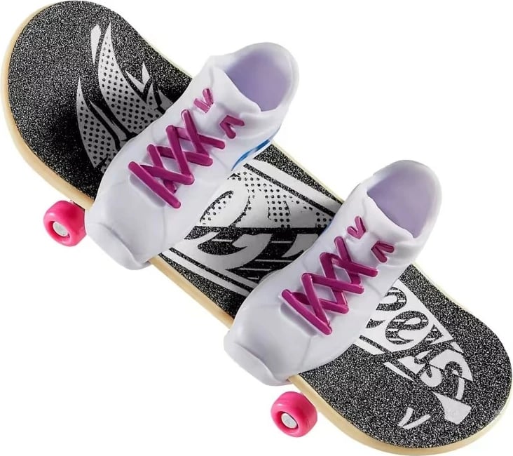Deskorollkë gishti Hot Wheels Skate Glacier Grind me këpucë gishti, shumëngjyrëshe