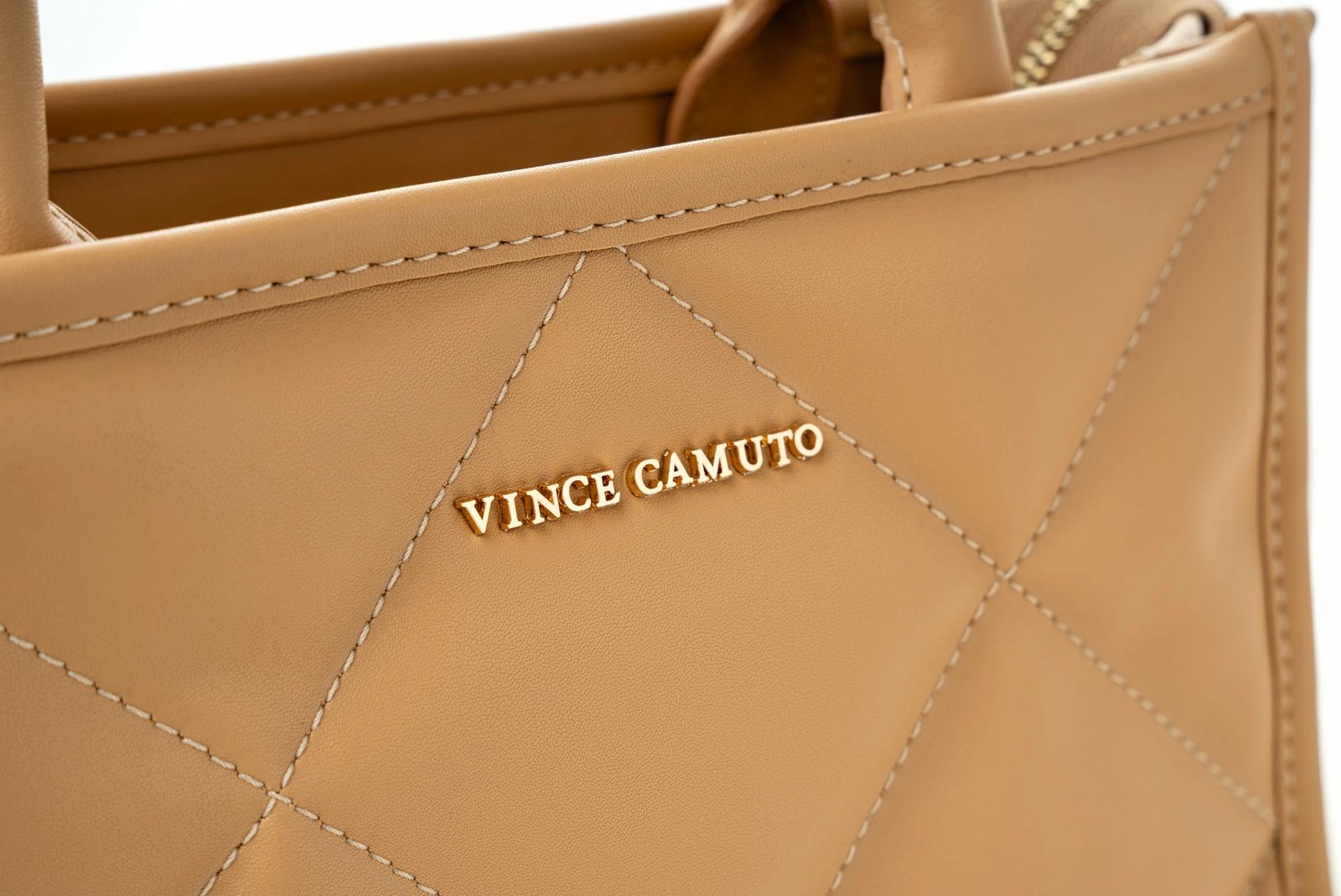 Çantë dore Vince Camuto, Ravello, ngjyrë camel