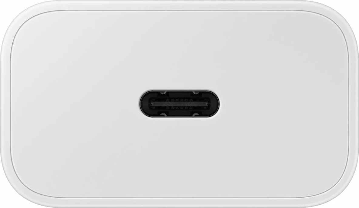 Karikues muri Samsung EP-T2510XWEGEU 25W SFC GaN me kabllo USB-C, Bardhë