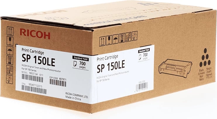 Toner Ricoh SP 150LE 407971 rendiment 700 faqe i zi