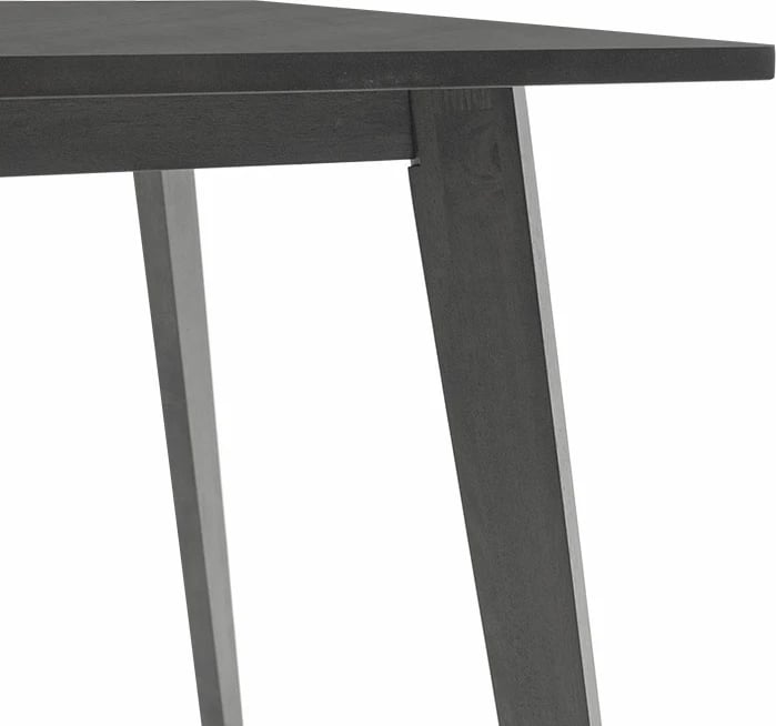 Tavolinë me karrige Benson mdf - venner, ngjyrë gri rustike, 150x90x75cm