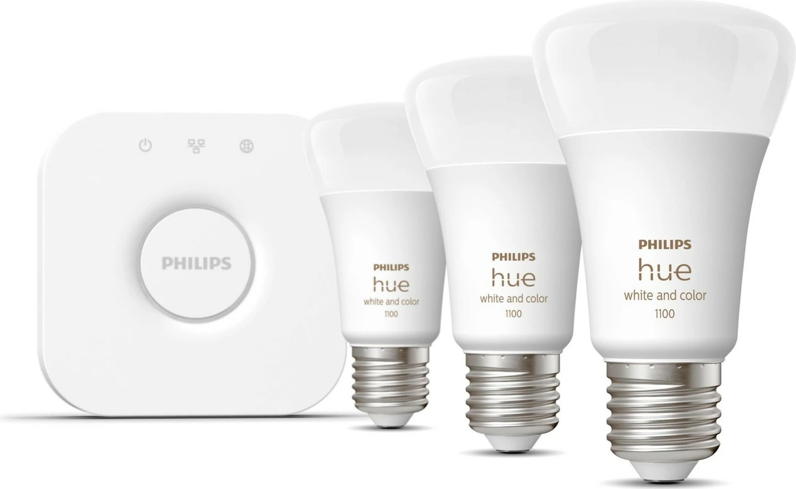 Dritë e mençur Philips Hue White and colour ambience Starter kit E27, Bluetooth/Zigbee, Bardhë Dritë e mençur Philips Hue White and colour ambience Starter kit E27, Bluetooth/Zigbee, Bardhë