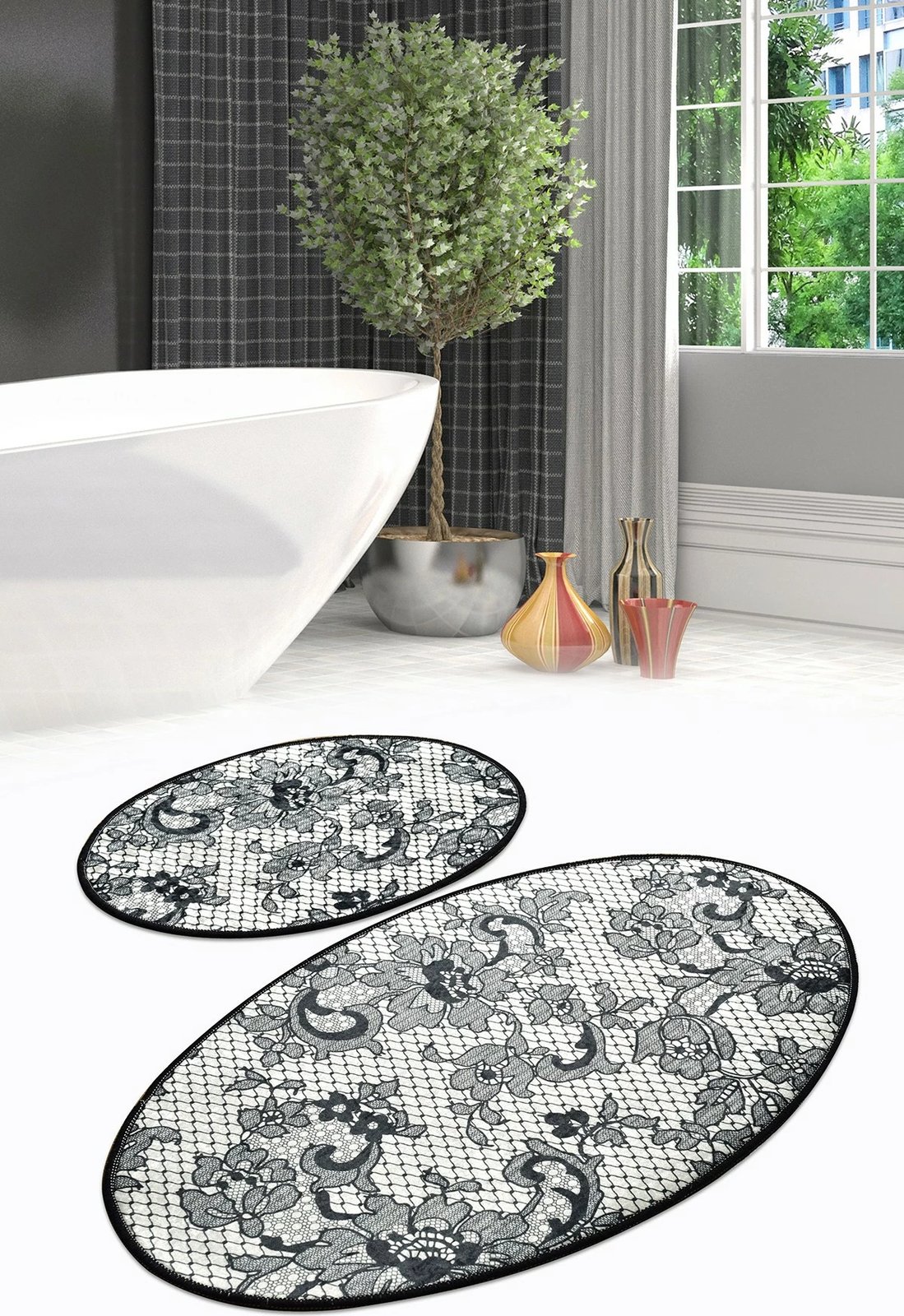 Set tapetash për banjo, Mijölnir, dantellë, 2 copë