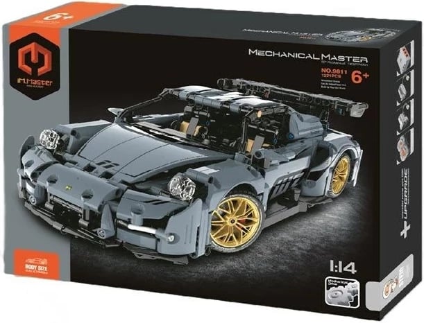 Set ndërtimi auto IM.MASTER 1:14, model 9811, blu