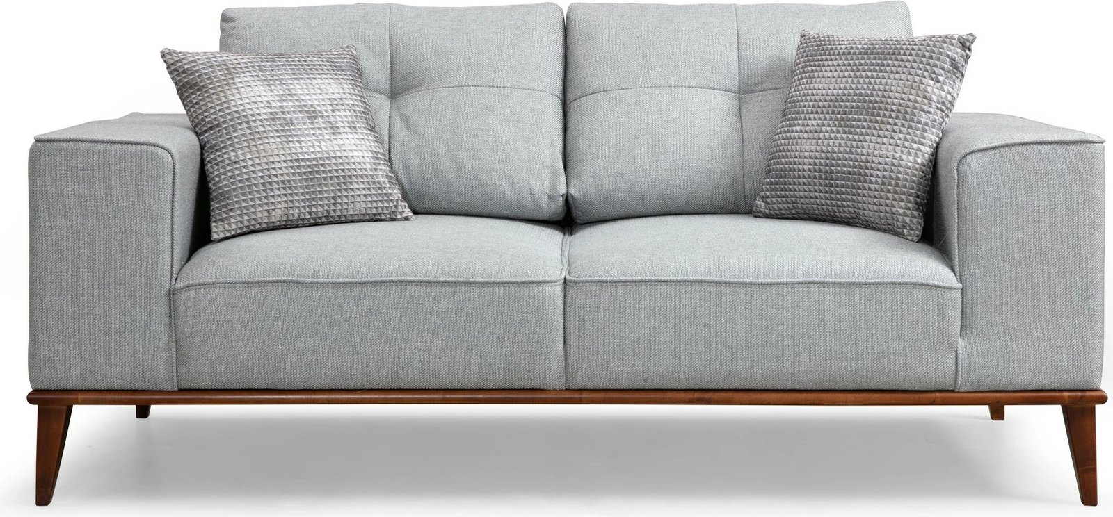 Divan-krevat dy vendësh Montana, ngjyrë gri