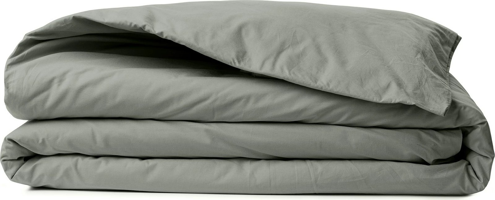 Mbulesë për jorgan king size, pambuk ranforce, ngjyrë gri e errët, 240x220cm