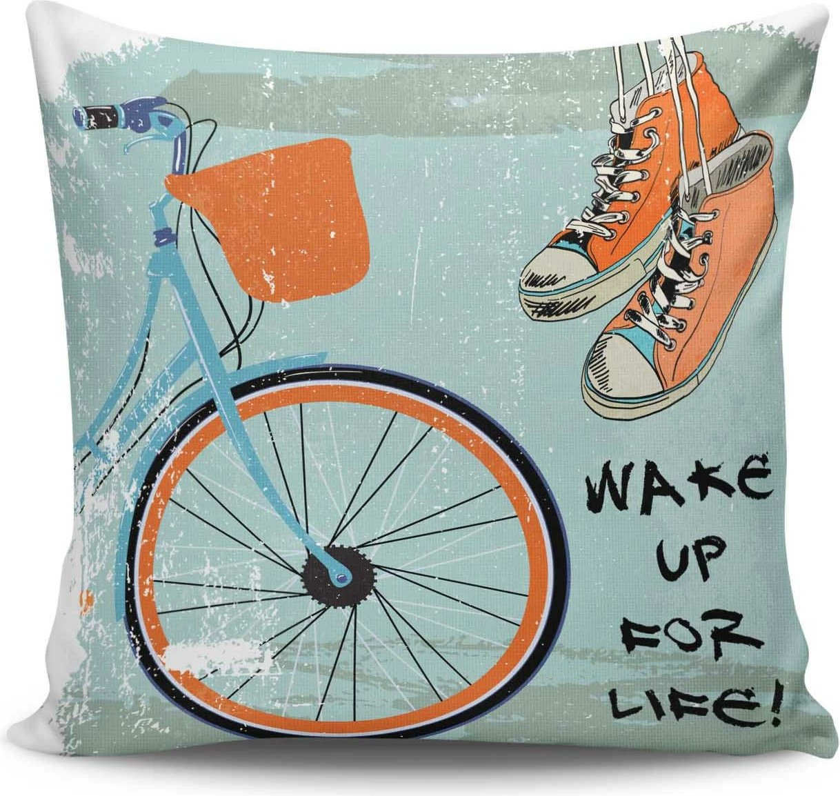 Jastëk dekorativ Aberto Design, NKRLNT-058, shumëngjyrësh, 43x43cm