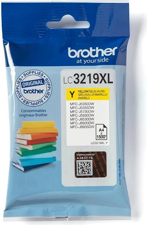 Toner Brother LC-3219XL, Origjinal, Verdhë